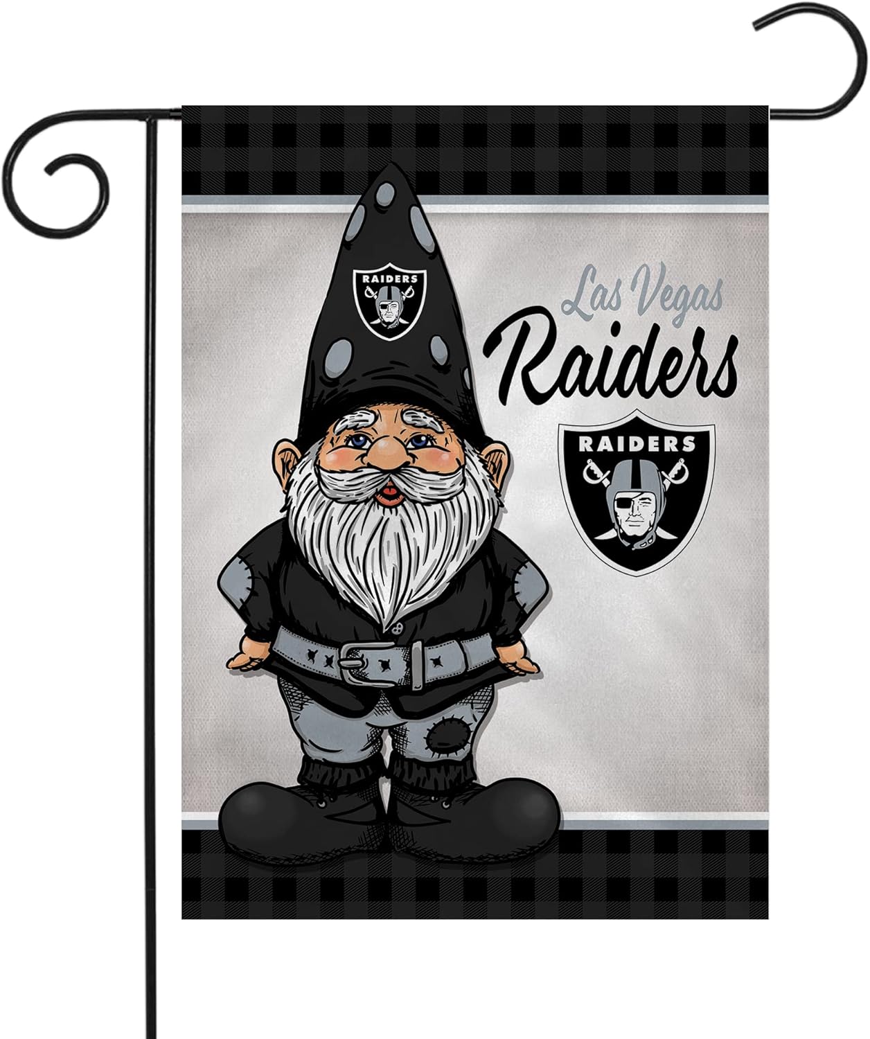 NFL Las Vegas Raiders Flag Oakland Raiders Garden Banner Flags -100% polyester 12x18 inches / 28x40 inches
