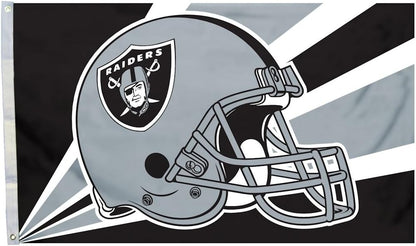 NFL Las Vegas Raiders Flag Flag-3x5Ft Oakland Raiders Banner-100% polyester