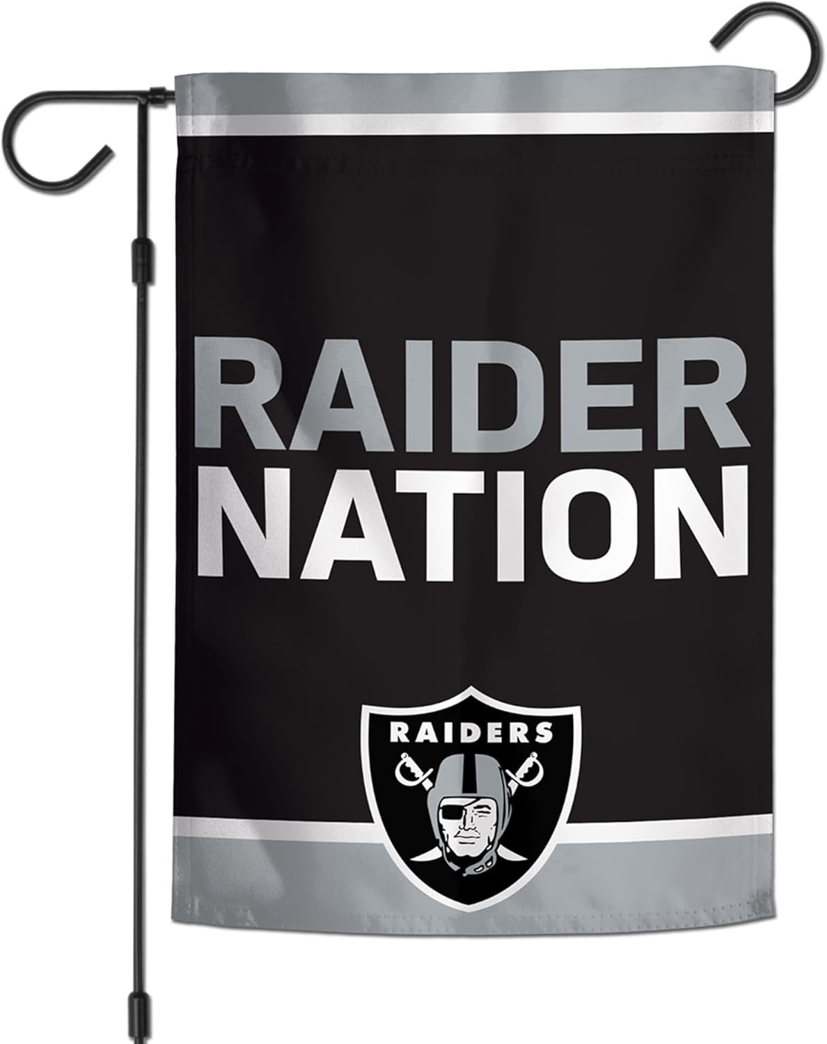 Las Vegas Raiders Flag  NFL Oakland Raiders Garden Banner Flags -100% polyester 12x18 inches / 28x40 inches