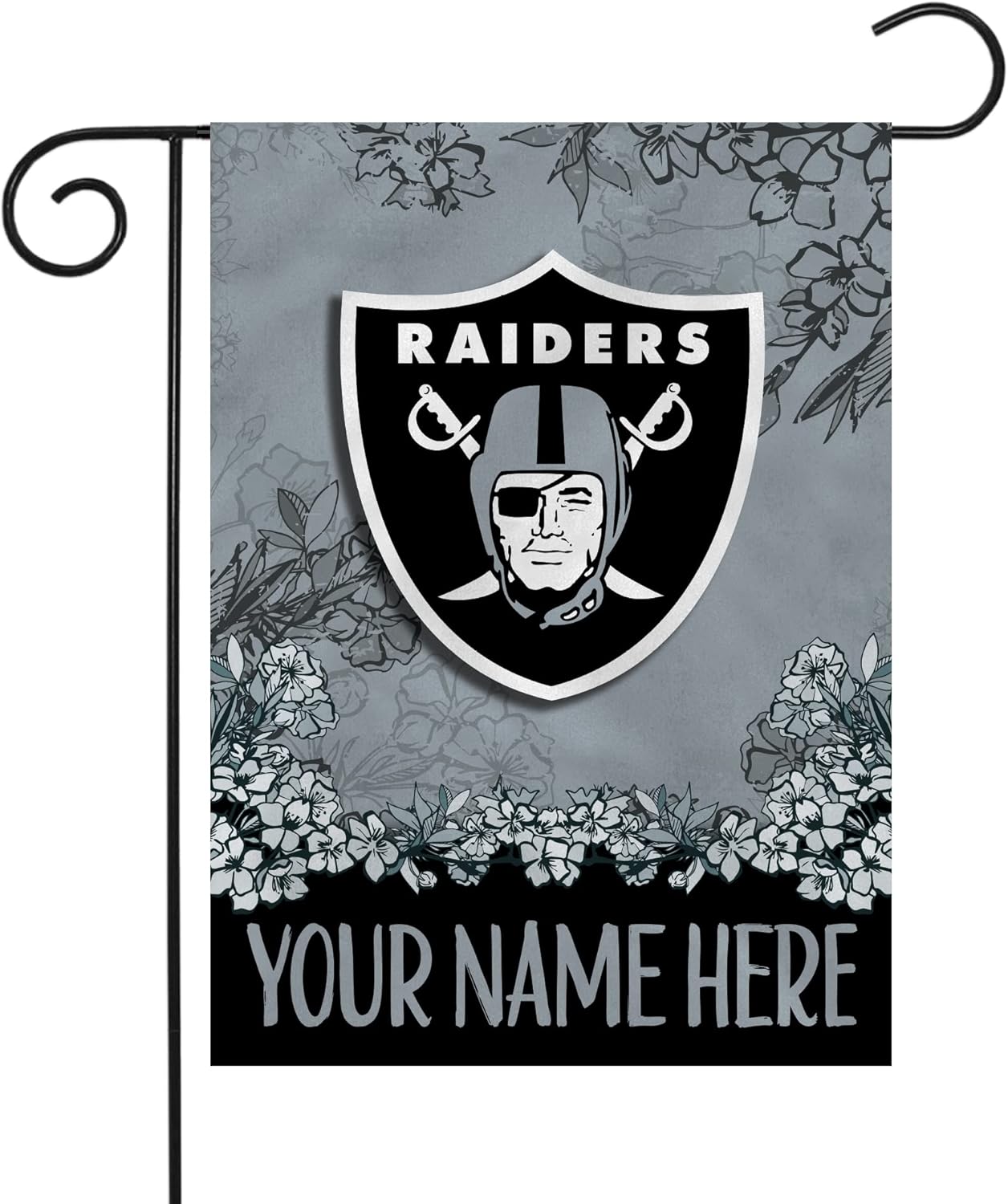 NFL Las Vegas Raiders Flag Oakland Raiders Garden Banner Flags -100% polyester 12x18 inches / 28x40 inches
