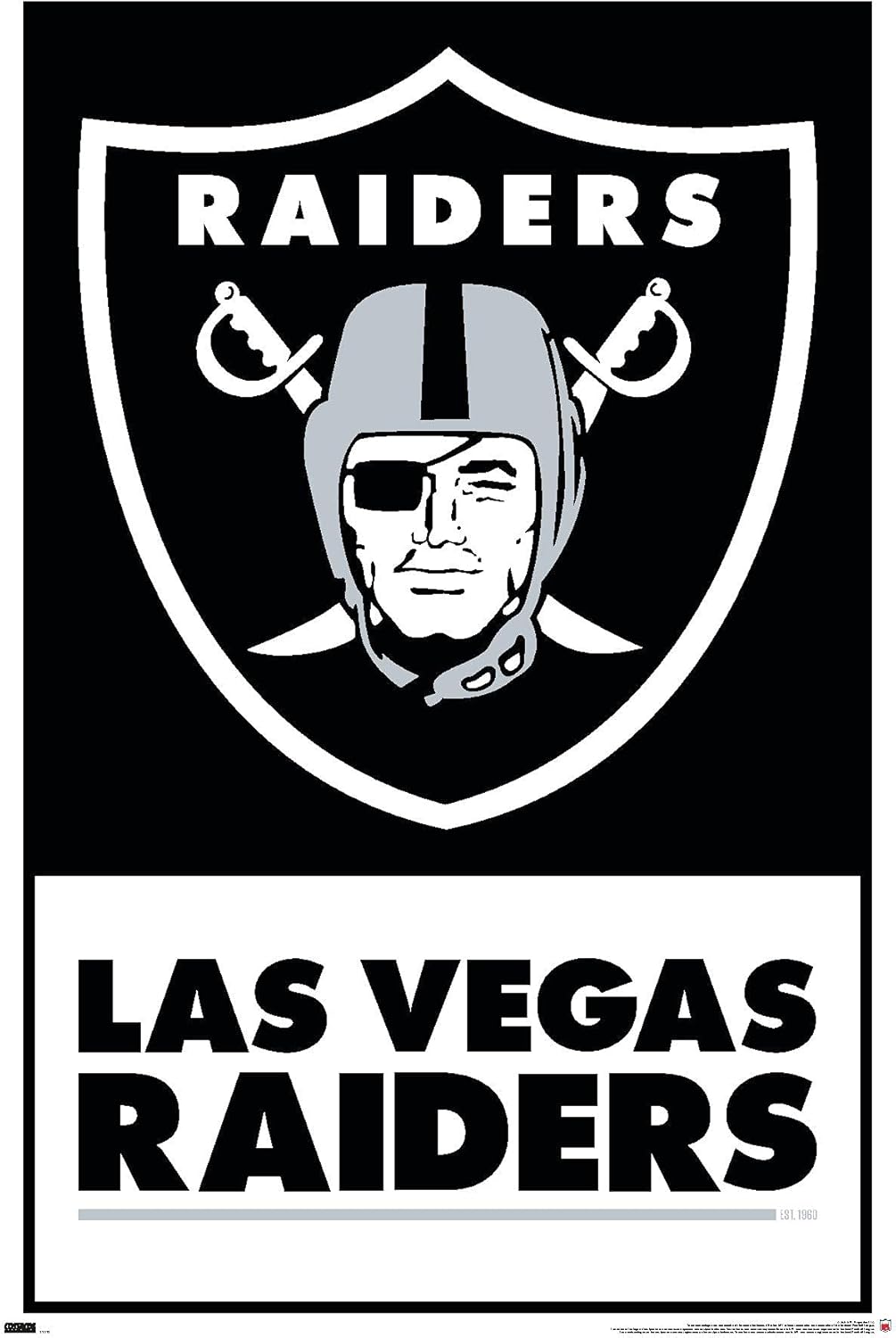 NFL Las Vegas Raiders Flag Oakland Raiders Garden Banner Flags -100% polyester 12x18 inches / 28x40 inches