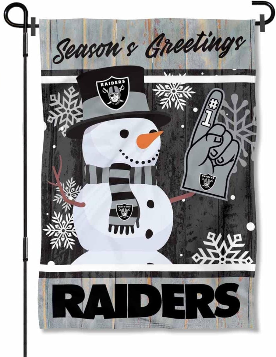 NFL Las Vegas Raiders Flag Oakland Raiders Garden Banner Flags -100% polyester 12x18 inches / 28x40 inches