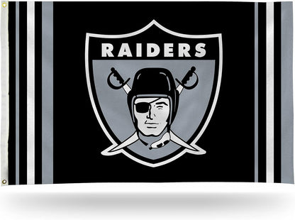 NFL Las Vegas Raiders Flag Flag-3x5Ft Oakland Raiders Banner-100% polyester