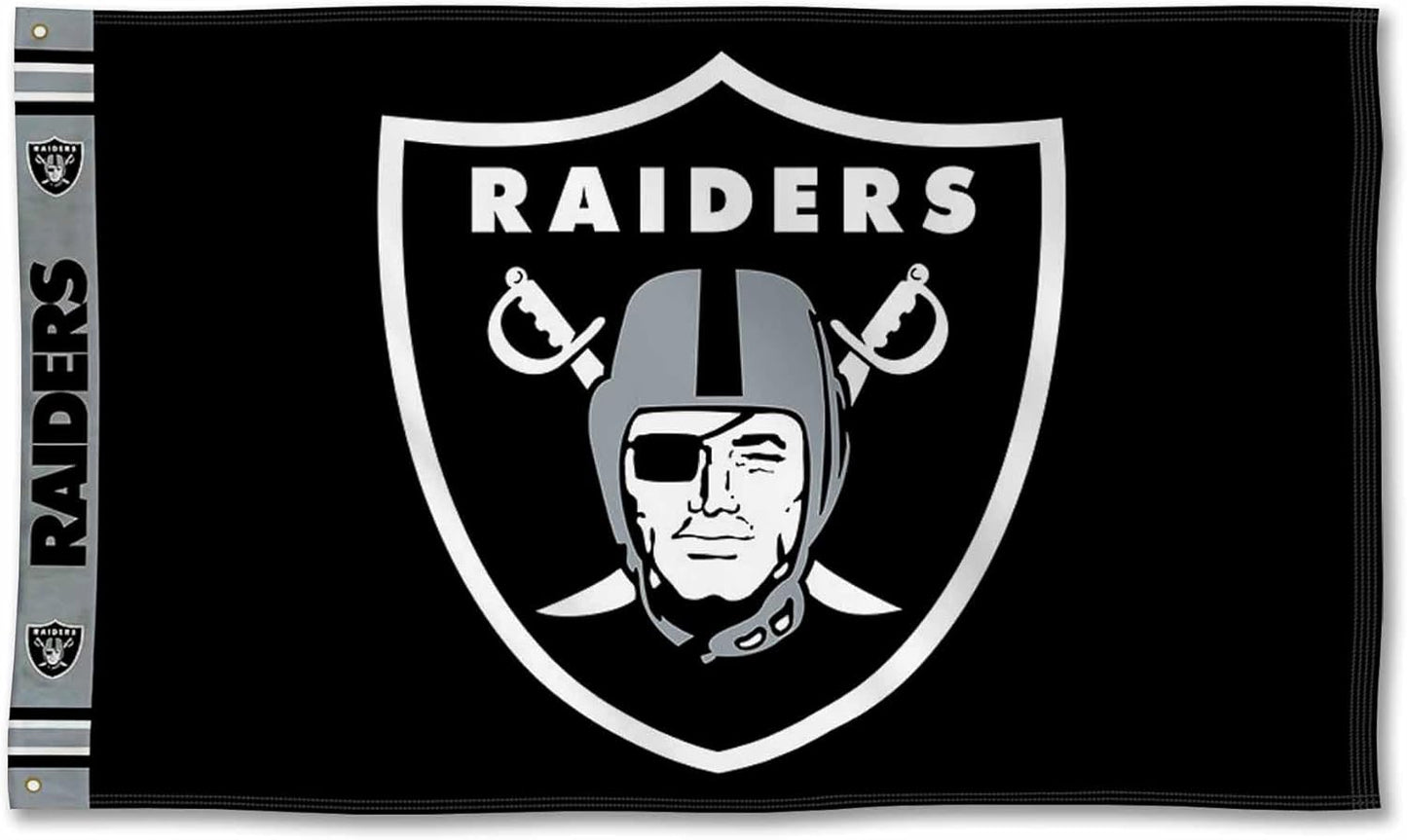 NFL Las Vegas Raiders Flag Flag-3x5 Oakland Raiders Banner-100% polyester