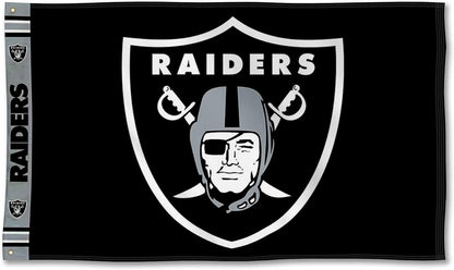 NFL Las Vegas Raiders Flag Flag-3x5 Oakland Raiders Banner-100% polyester