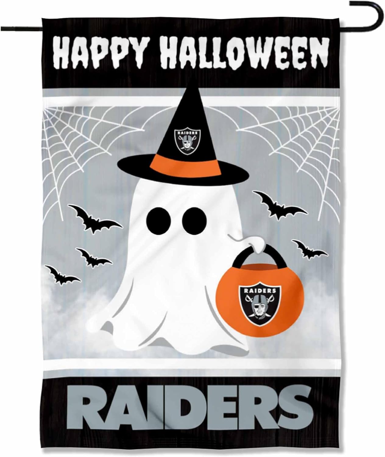 NFL Las Vegas Raiders Flag Oakland Raiders Garden Banner Flags -100% polyester 12x18 inches / 28x40 inches