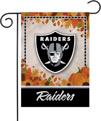NFL Las Vegas Raiders Flag Oakland Raiders Garden Banner Flags -100% polyester 12x18 inches / 28x40 inches
