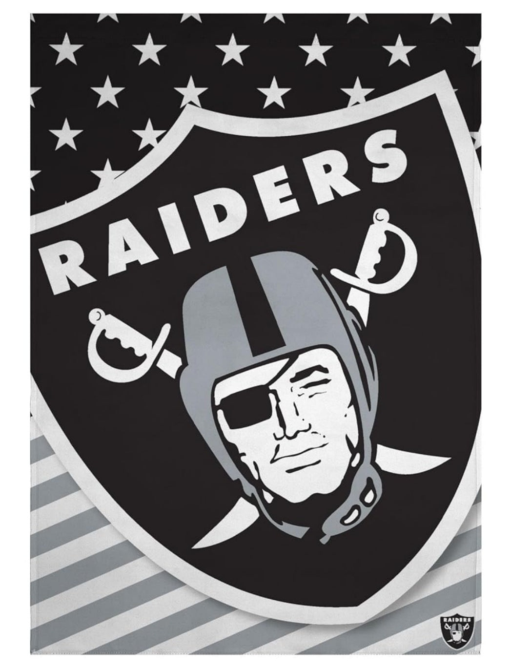 NFL Las Vegas Raiders Flag Oakland Raiders Garden Banner Flags -100% polyester 12x18 inches / 28x40 inches