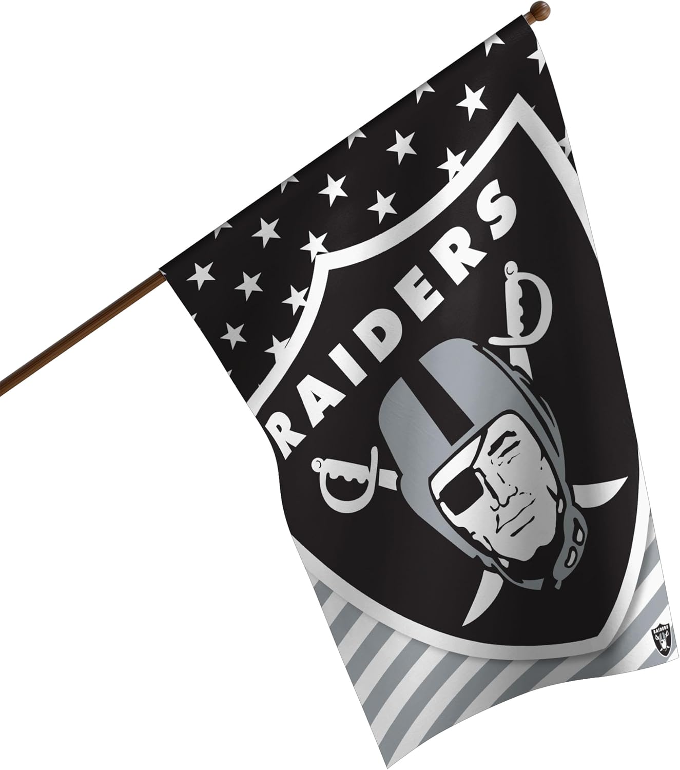 NFL Las Vegas Raiders Flag Oakland Raiders Garden Banner Flags -100% polyester 12x18 inches / 28x40 inches