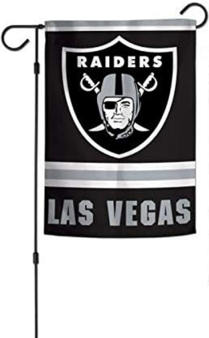 NFL Las Vegas Raiders Flag Oakland Raiders Garden Banner Flags -100% polyester 12x18 inches / 28x40 inches