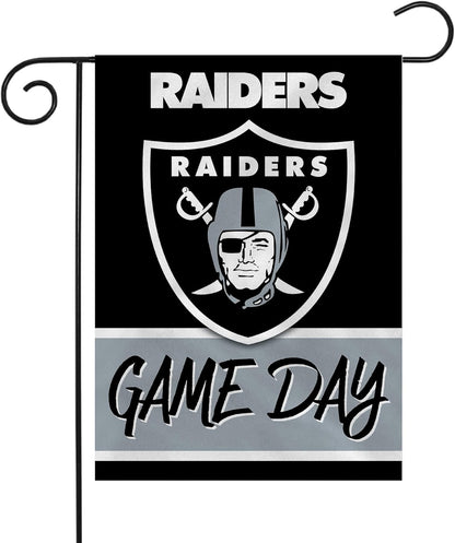Las Vegas Raiders Flag  NFL Oakland Raiders Garden Banner Flags -100% polyester 12x18 inches / 28x40 inches