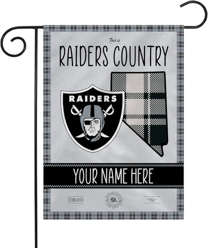 NFL Las Vegas Raiders Flag Oakland Raiders Garden Banner Flags -100% polyester 12x18 inches / 28x40 inches