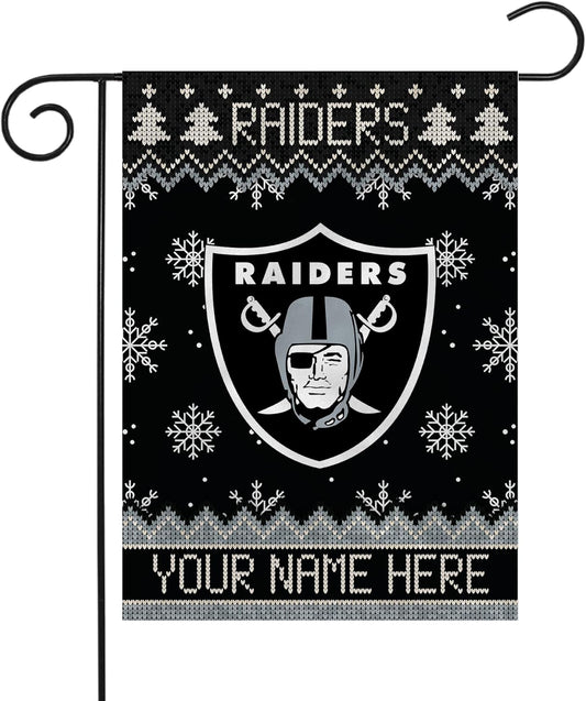NFL Las Vegas Raiders Flag Oakland Raiders Garden Banner Flags -100% polyester 12x18 inches / 28x40 inches