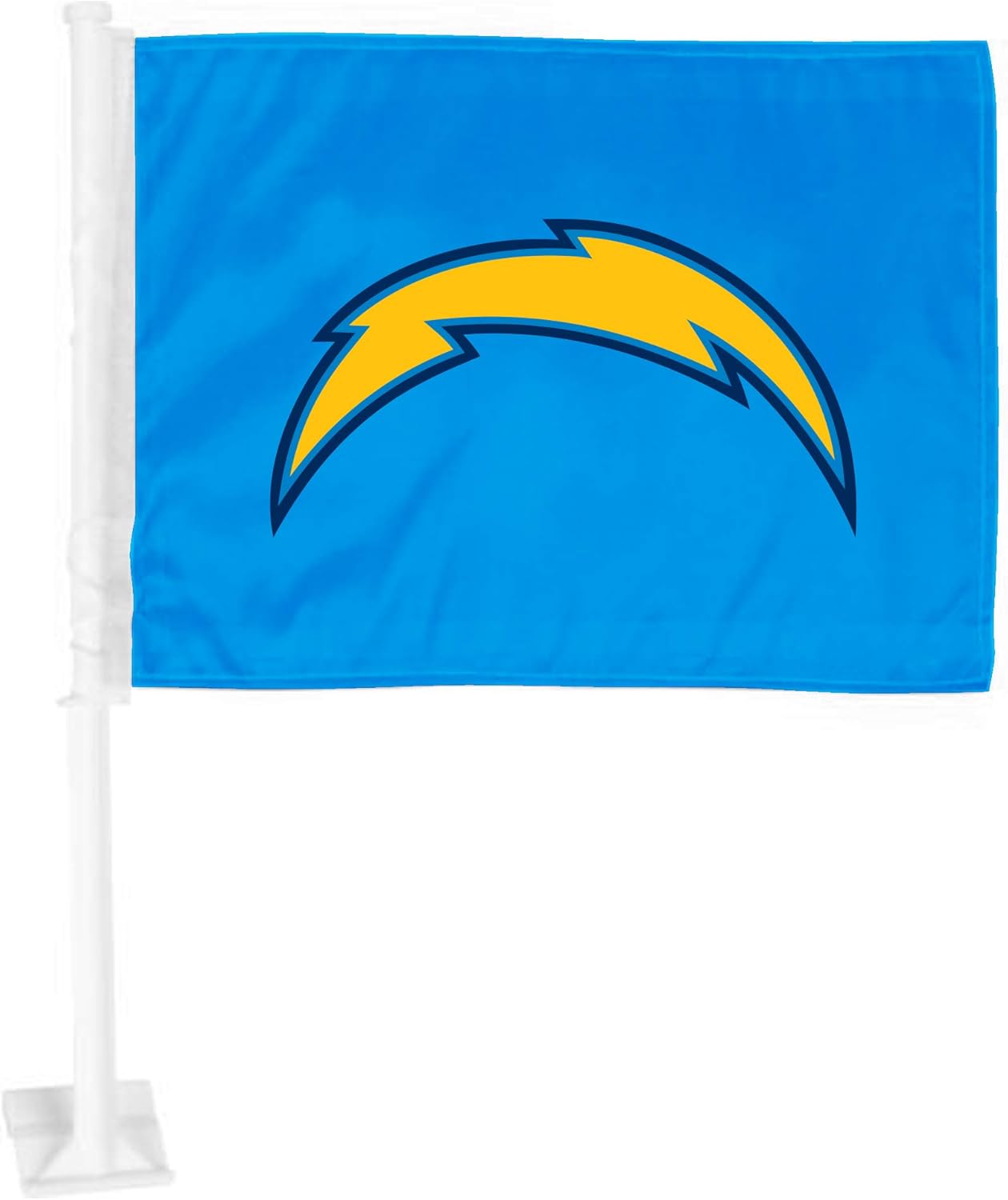 2 pack Car Window Flag of Dallas Cowboys 11X18 Inch 100% Polyester, White Strong White Flagpole