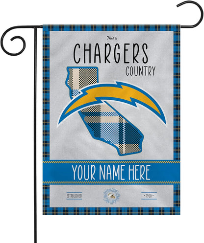 Los Angeles Chargers Flag  NFL Chargers  Garden Banner Flags -100% polyester 12x18 inches / 28x40 inch