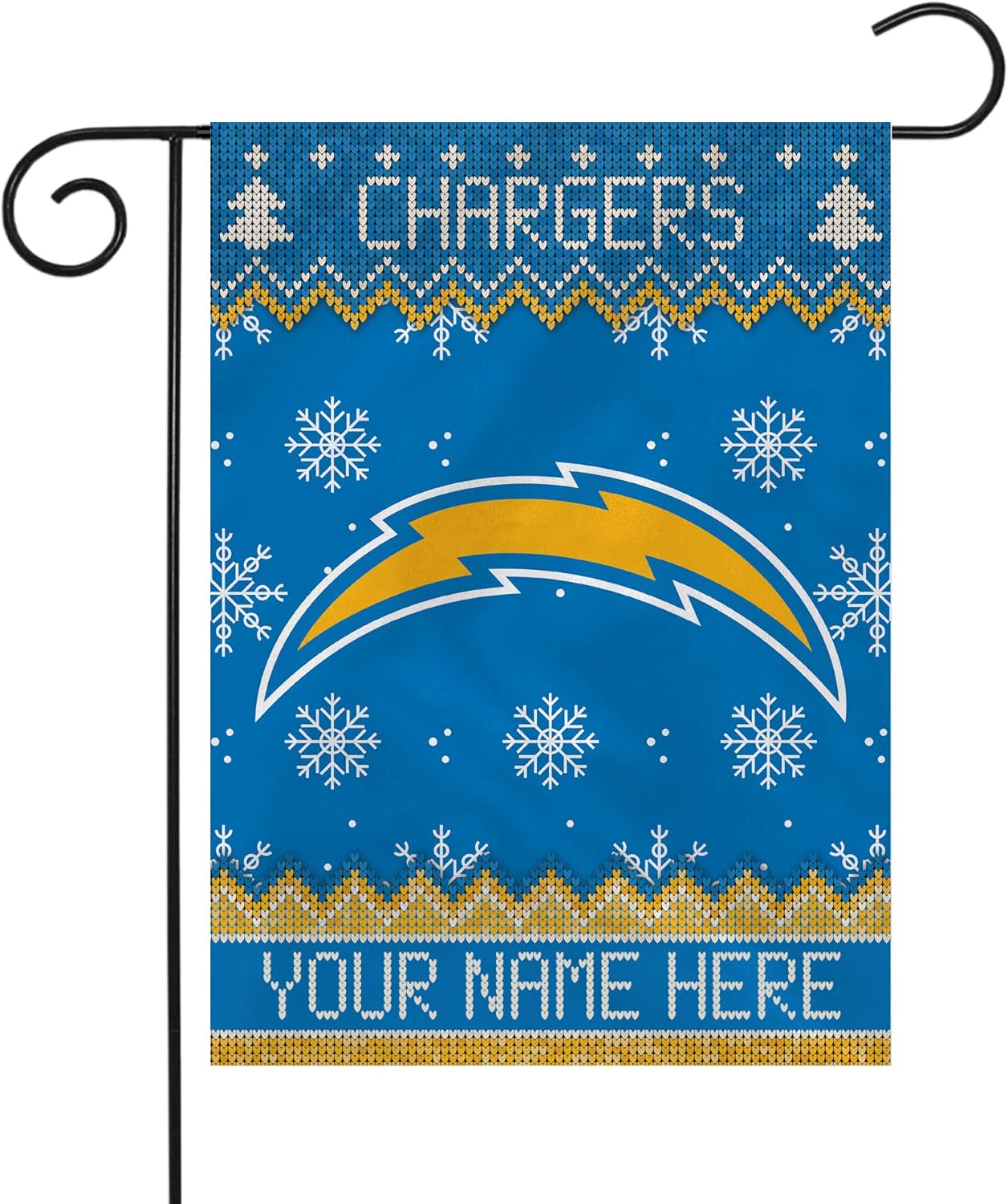 Los Angeles Chargers Flag  NFL Chargers  Garden Banner Flags -100% polyester 12x18 inches / 28x40 inch