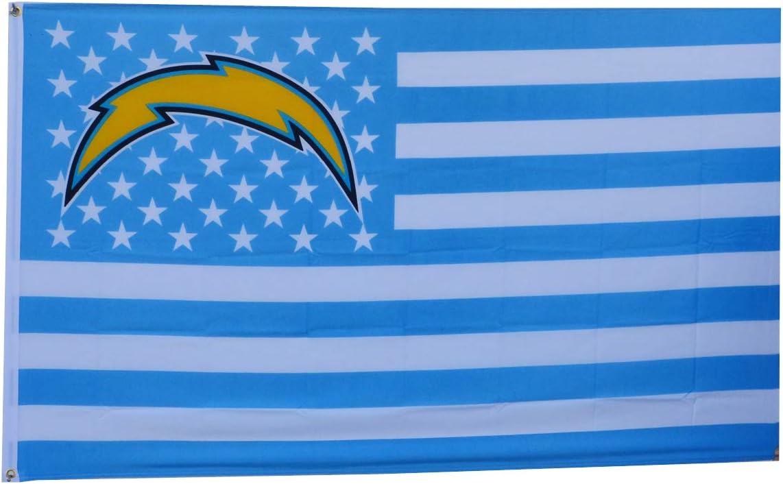 NFL Los Angeles Chargers Banner-San Diego Chargers Flag-3x5Ft -100% polyester