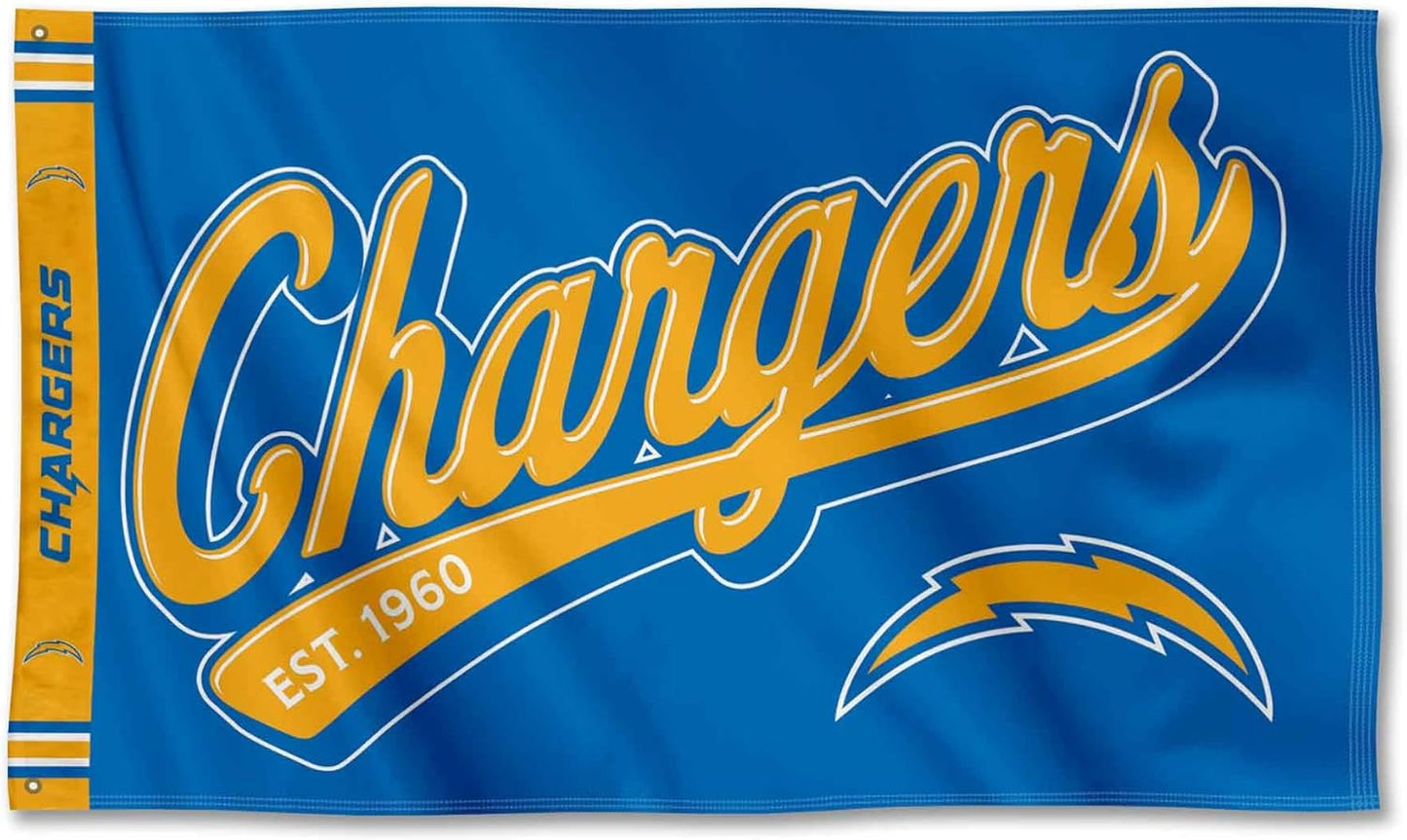 NFL Los Angeles Chargers Banner-San Diego Chargers Flag-3x5Ft -100% polyester