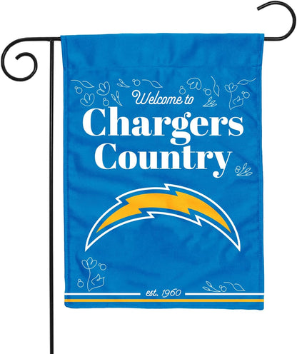 Los Angeles Chargers Flag  NFL Chargers  Garden Banner Flags -100% polyester 12x18 inches / 28x40 inch