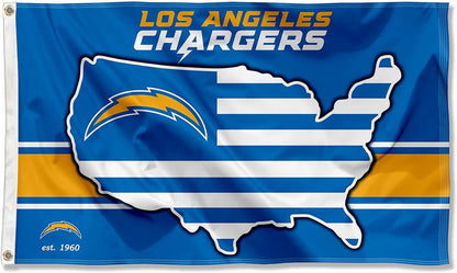 NFL Los Angeles Chargers Banner-San Diego Chargers Flag-3x5Ft -100% polyester