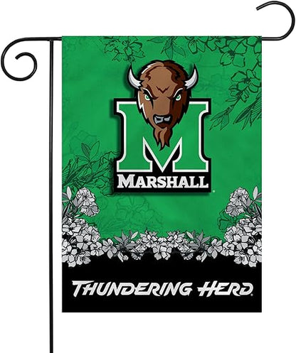 NCAA Marshall University Thundering Herd FlagGarden Banner MU Flags -100% polyester 12x18 inches / 28x40 inch