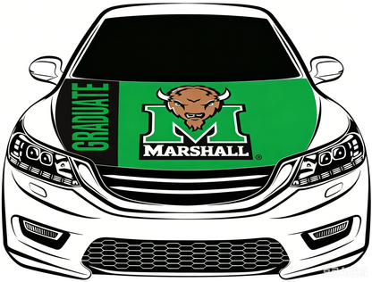 NCAA MU Thundering Herd Flag-3.3x5 Ft 6X7Ft Car Hood Cover Banner Flag Of Marshall University  -100% polyester