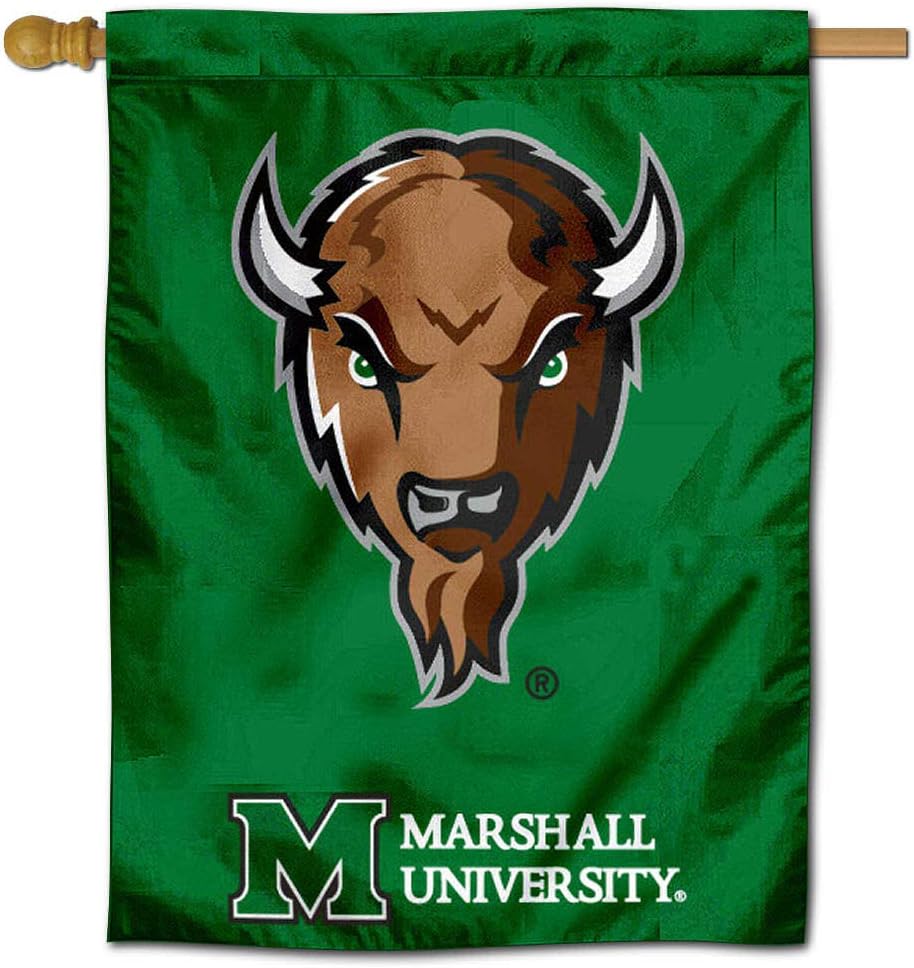NCAA Marshall University Thundering Herd FlagGarden Banner MU Flags -100% polyester 12x18 inches / 28x40 inch