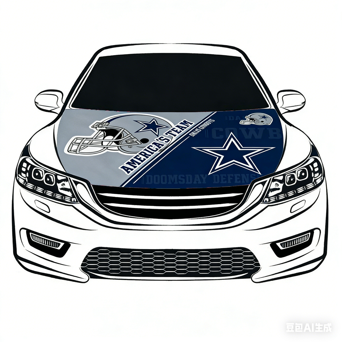 NFL Dalls Cowboys Flag-3.3x5 Ft 6X7Ft Car Hood Cover Banner Flag Of Dalls Cowboys -100% polyester