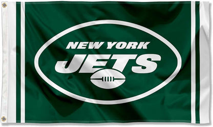NFL New York Jets Flag-3x5Ft NY Jets Banner-100% polyester