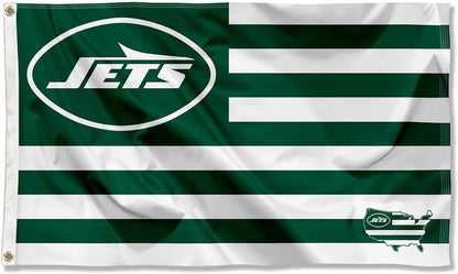 New York Jets Flag-3x5 NFL NY Jets Banner-100% polyester