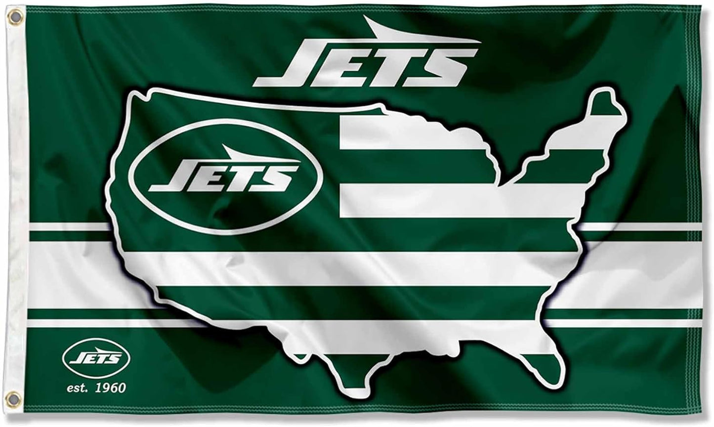 New York Jets Flag-3x5 NFL NY Jets Banner-100% polyester