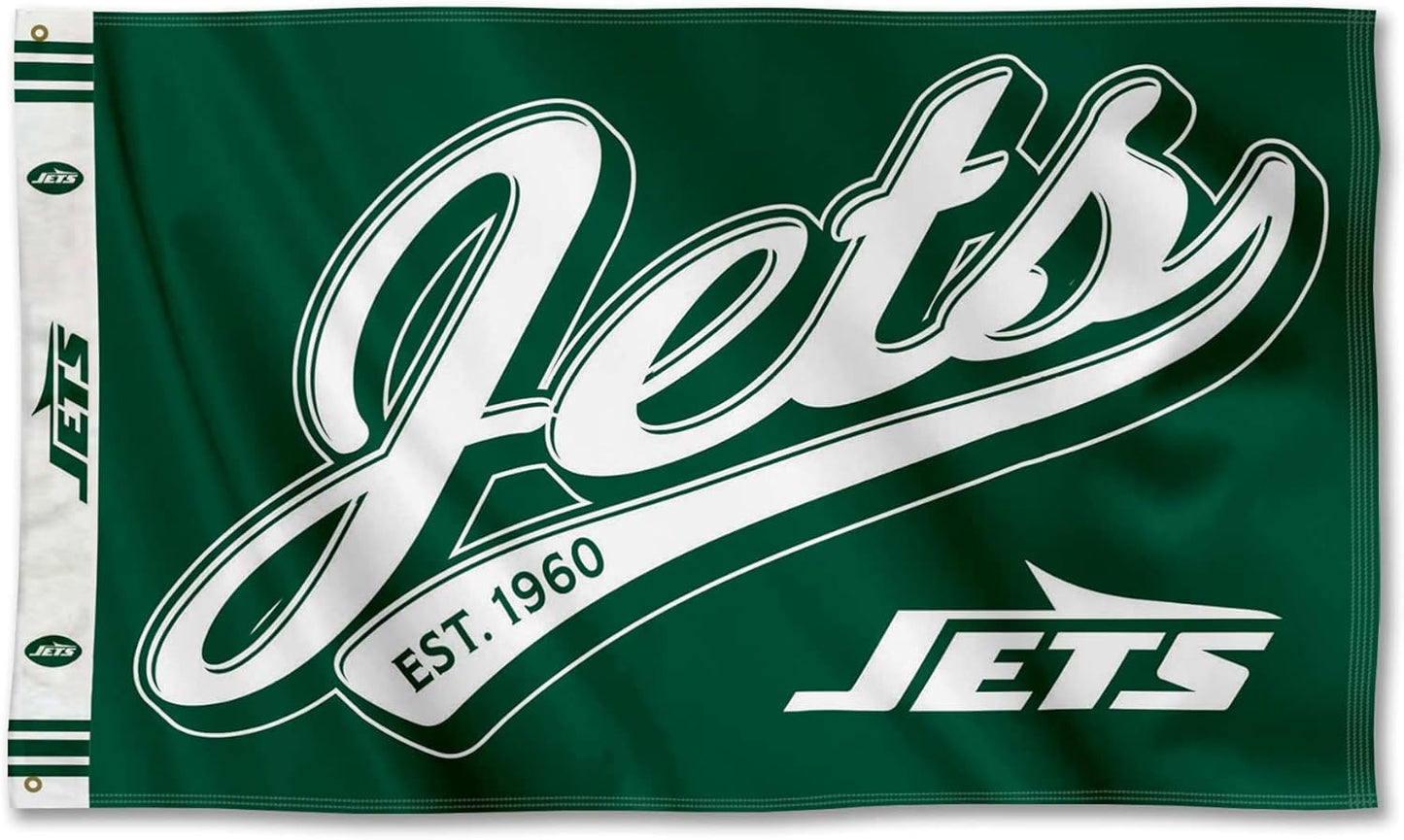 NFL New York Jets Flag-3x5Ft NY Jets Banner-100% polyester