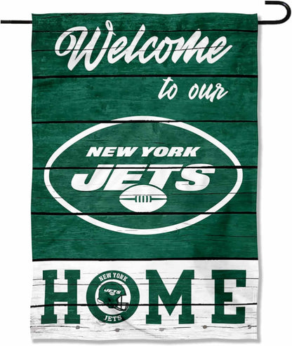 New York Jets Flag  NFLNY Jets Garden Banner Flags -100% polyester 12x18 inches / 28x40 inch