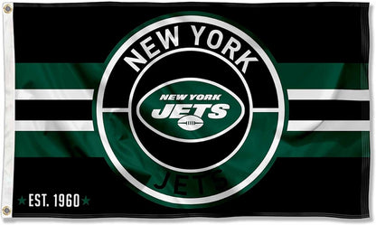 New York Jets Flag-3x5 NFL NY Jets Banner-100% polyester