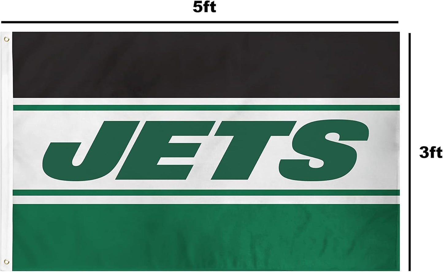 New York Jets Flag-3x5 NFL NY Jets Banner-100% polyester
