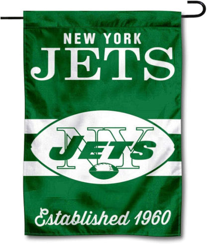 New York Jets Flag  NFLNY Jets Garden Banner Flags -100% polyester 12x18 inches / 28x40 inch