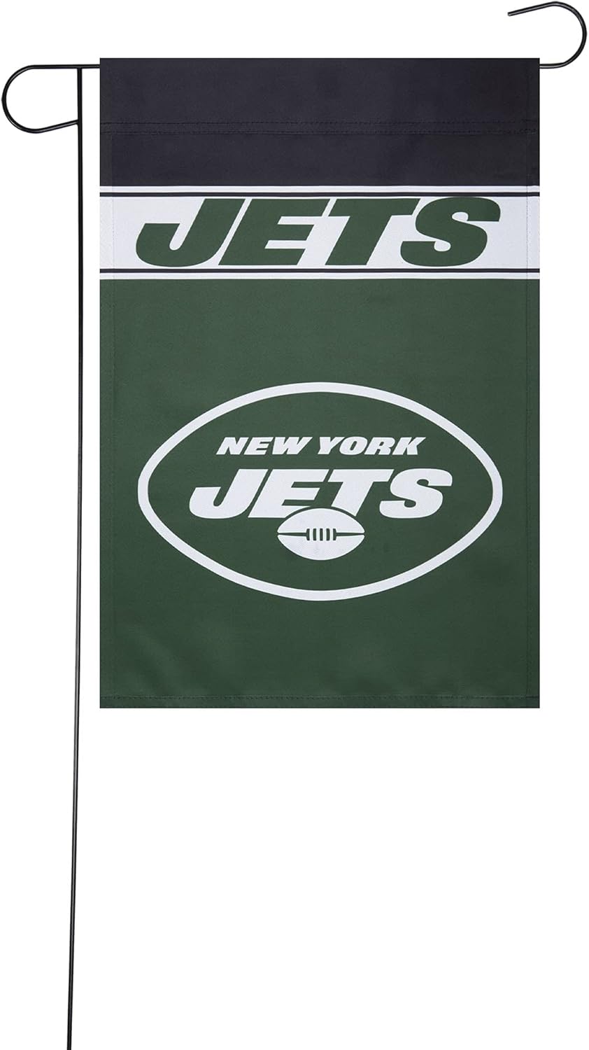 New York Jets Flag  NFLNY Jets Garden Banner Flags -100% polyester 12x18 inches / 28x40 inch