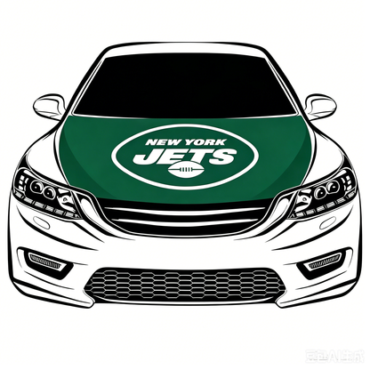 NFL New York Jets Flag-3.3x5 Ft 6X7Ft Car Hood Cover Banner Flag Of NFL SF Jets -100% polyester