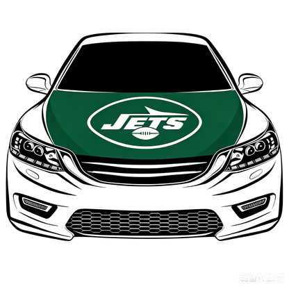 NFL New York Jets Flag-3.3x5 Ft 6X7Ft Car Hood Cover Banner Flag Of NFL SF Jets -100% polyester