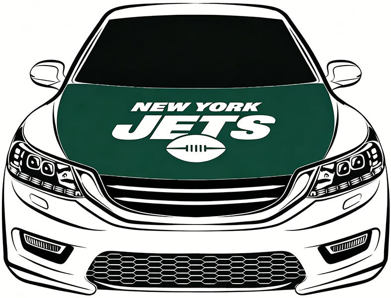 NFL New York Jets Flag-3.3x5 Ft 6X7Ft Car Hood Cover Banner Flag Of NFL SF Jets -100% polyester