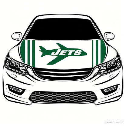 NFL New York Jets Flag-3.3x5 Ft 6X7Ft Car Hood Cover Banner Flag Of NFL SF Jets -100% polyester