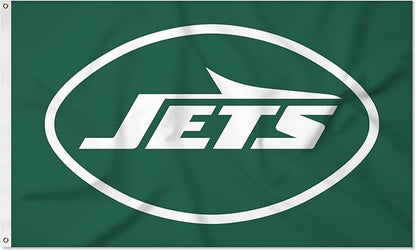 New York Jets Flag-3x5 NFL Banner-100% polyester