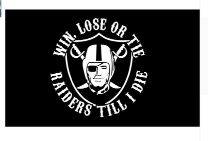 NFL Las Vegas Raiders Flag Flag-3x5Ft Oakland Raiders Banner-100% polyester