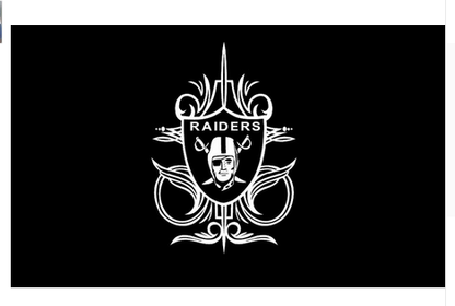 NFL Las Vegas Raiders Flag Flag-3x5Ft Oakland Raiders Banner-100% polyester