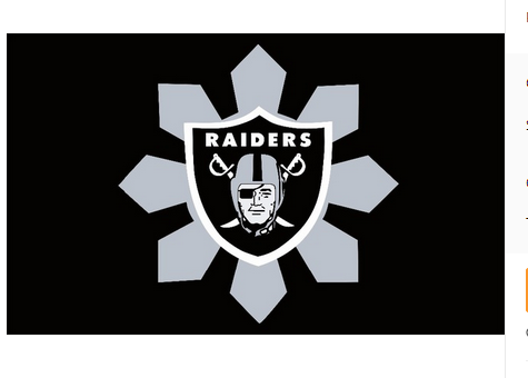 NFL Las Vegas Raiders Flag Flag-3x5Ft Oakland Raiders Banner-100% polyester