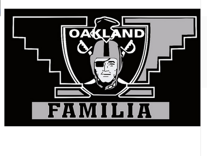 NFL Las Vegas Raiders Flag Flag-3x5Ft Oakland Raiders Banner-100% polyester