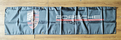 Porsche Flag -2x8 Ft Packers Banner -100% polyester-8 Metal Grommets