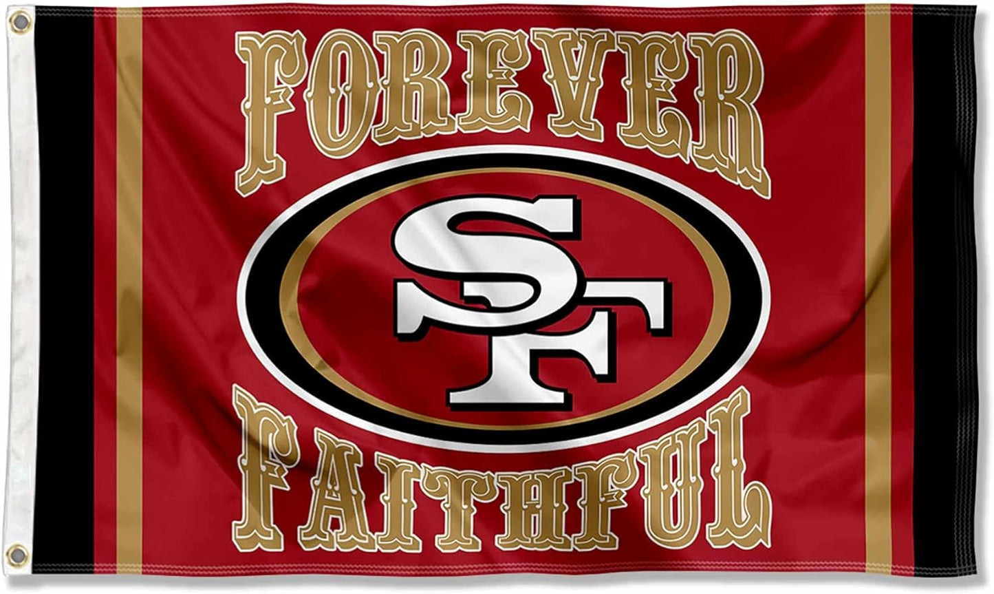 San Francisco 49ers Flag-3x5Ft NFL Banner-100% polyester