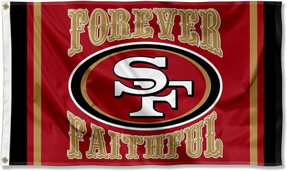 San Francisco 49ers Flag-3x5Ft NFL Banner-100% polyester