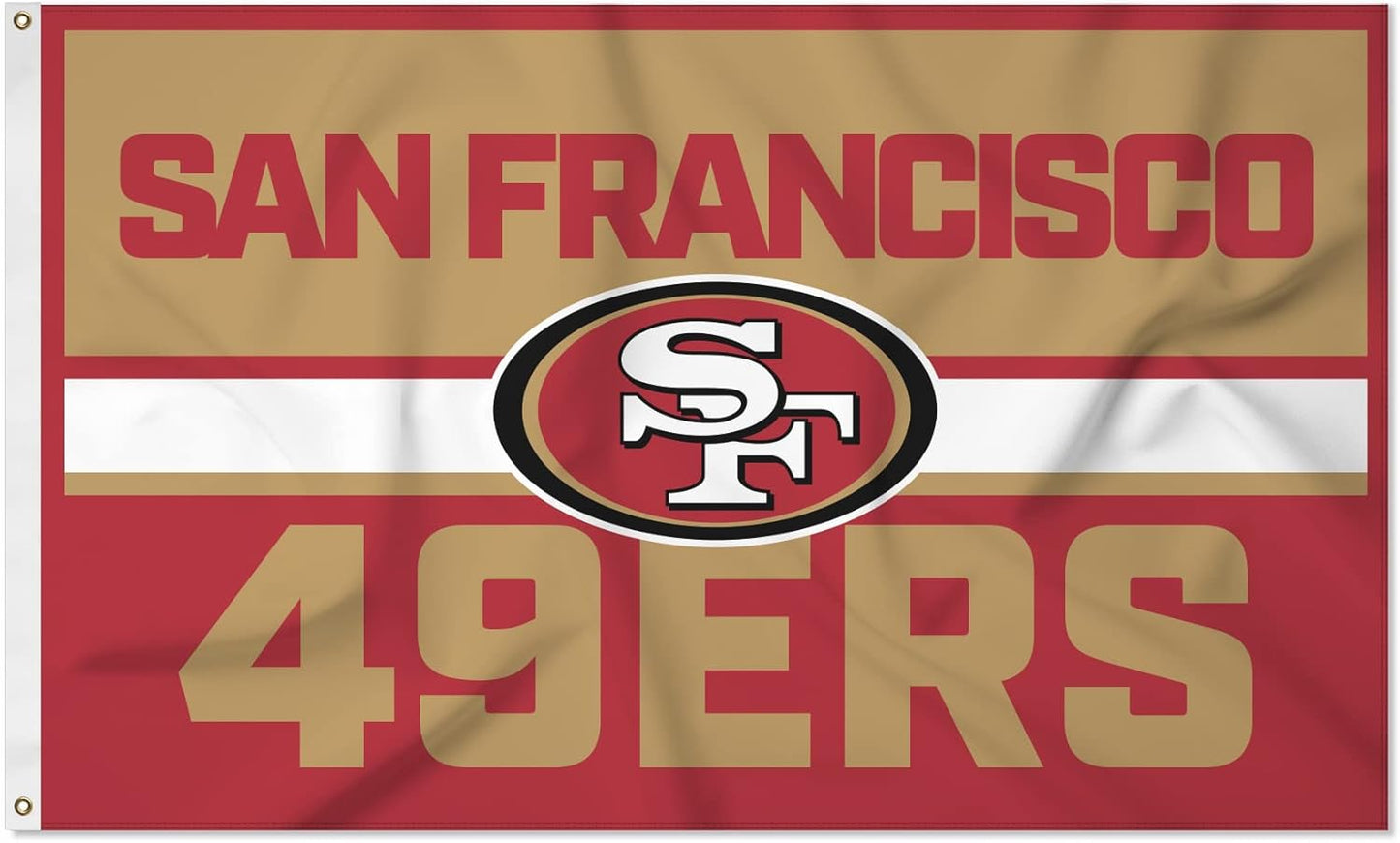 San Francisco 49ers Flag-3x5Ft NFL Banner-100% polyester